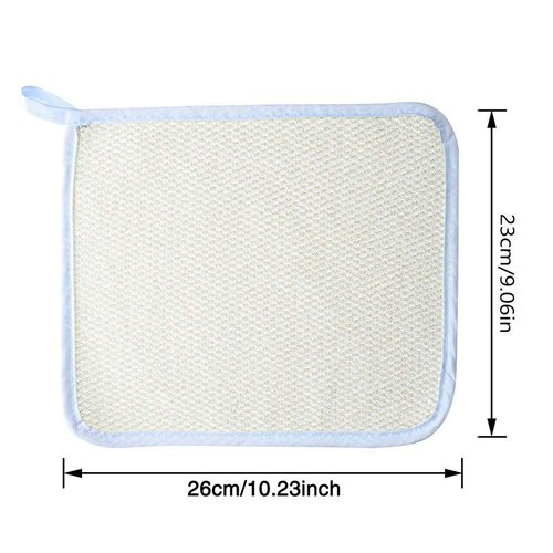 Mofuiry 6 Pack Exfoliating Face Body Wash Cloth Towel, Soft-Weave Scrub Towel Beauty Skin Home Massage Bath Cloth for Skin Care, Shower Scrubber