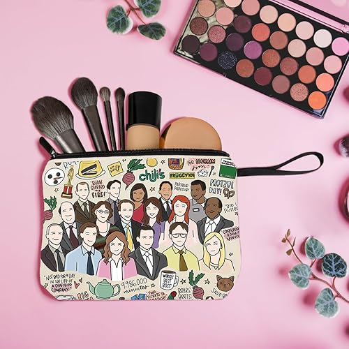 The Office Merchandise Canvas Tote Bag, The Office Merch Reusable Tote Bag with Wide Base