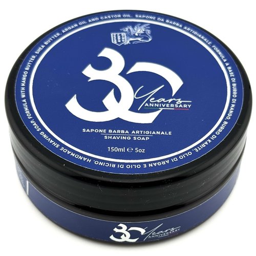 TFS 80th Anniversary Shaving Soap Cream – Artisan Men’s Shaving Soap Made in Italy, Citrus Floral Woody Fragrance, Rich Protective Lather, Moisturizing Formula for Smooth Shave – 150ml