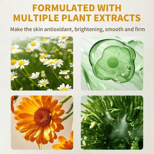 GREEN FARM Organic Squalane Face Oil with Vitamin C - Anti-Aging, Brightening & Repairing Facial Serum for Dry, Sensitive Skin - Ideal for Gua Sha -1 fl oz, ECOCERT Certified