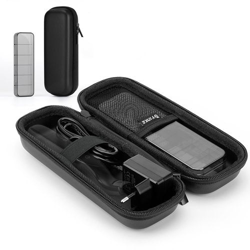 Yinke Hard Travel Case for OneBlade QP2520/QP2530/QP2620/QP2630 - EVA Waterproof Electric Trimmer & Razor Organizer with Guide Combs Storage Box, Black