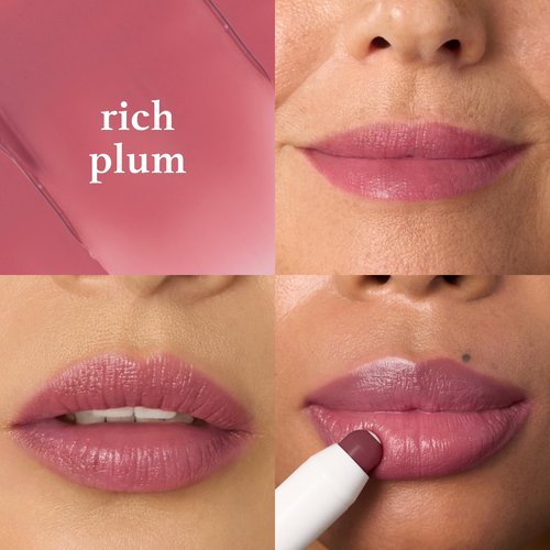 Julep The Perfect Pair 2pc Set It's Balm Tinted Lip Balm Rich Plum and With a Trace Retractable Creamy Long-Lasting Lip Liner, Sweet Truffle