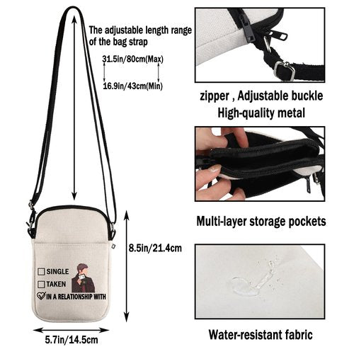 G2TUP J A Inspired Gift Dating J A Makeup Bag TV Show Fan Cosmetic BagTV Lover Merch