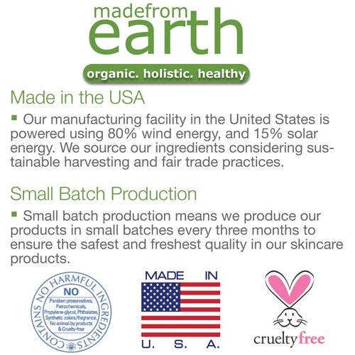 Made from Earth Holistic Honey Body Lotion - Organic, Holistic & Healthy, 8 oz