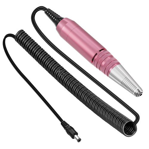 Nail Drill Handpiece Replacement for Professional Nail Drill Machine, 30000 RPM Handpeice Replacement Parts for SUBAY, ALLE˙S, HOINVO and JIASHENG, Pink
