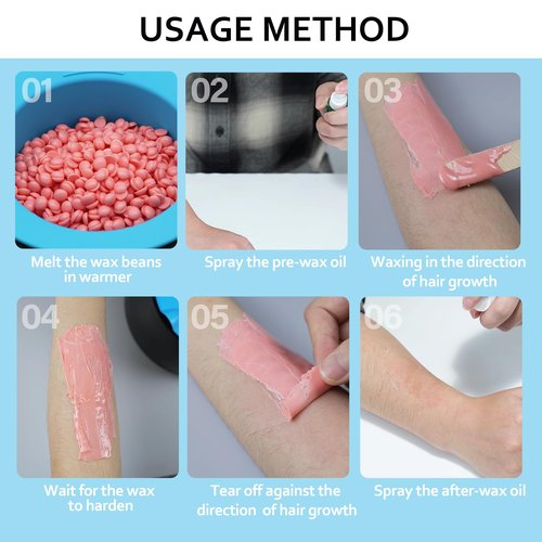 Wax Warmer for Hair Removal at Home, Portable Professional Wax Heater for Hard Wax Beads Fast Heating