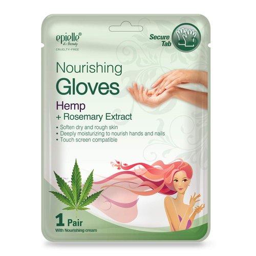 Epielle Relaxing & Nourishing Hand & Foot Masks for Dry, Overworked Skin, Self Care Gifts for Women, Spa Kit, Stocking Stuffers, Thanksgiving Essentials, 6 Moisturizing Gloves & 6 Moisturizing Socks