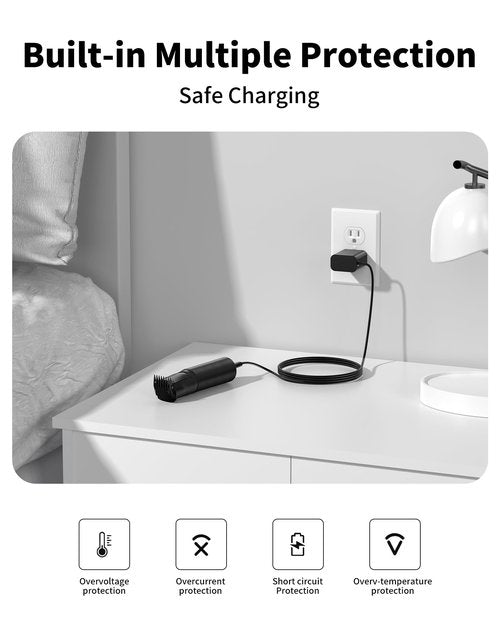 WUKUR 4.5V Charger Compatible with BaByliss PRO FX870, FX788, FX787, FXSSM, FX820, FX726, FX825 LoPROFX Trimmer Clipper Charger Cord