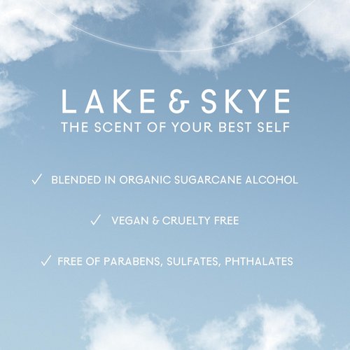 Lake & Skye 11 11 Azure Eau de Parfum Travel Spray, 0.5 fl oz (15 ml) - Aquatic, Floral, Skin Musk, Clean, Vegan, Paraben-Free, Cruelty-Free