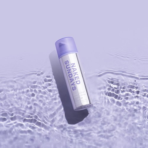 Naked Sundays CabanaClear SPF 50 Water Gel Serum - Invisible Daily Lightweight & Hydrating Sunscreen with Hyaluronic Acid, Broad Spectrum, Oil-Free, Silicone Free, Fragrance-Free for All Skin Types