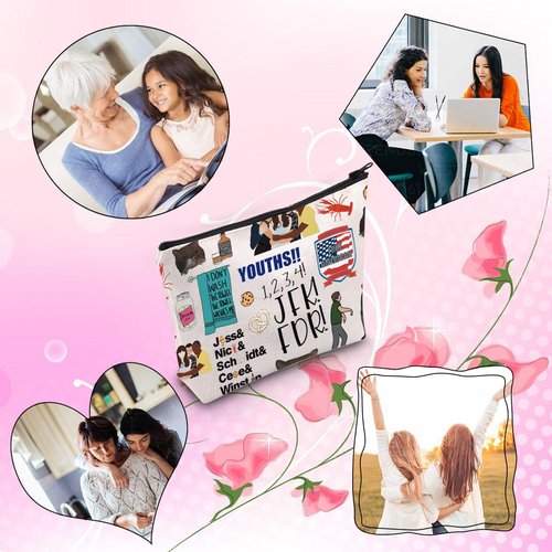 TV Show Inspired Gift TV Series Cosmetic Bag Moonwalking Tv Sitcom Gift For Women BFF (new tv girl)