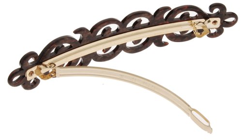 France Luxe Elysee Long and Skinny Barrette - Mojave