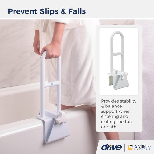 Drive Medical 12036 Handicap Grab Bar, White