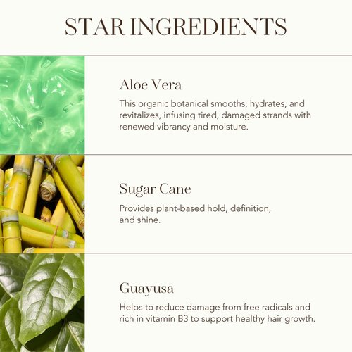 Rahua Aloe Vera Hair Mousse, Lightweight Volumizing Vegan Styling Foam for All Hair Types, Adds Texture, Lift & Shine, Alcohol Free Flexible Hold with Sugarcane & Guayusa Antioxidants, 5.5 Fl Oz