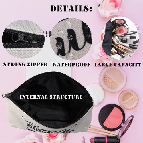 BDPWSS Chihuahua Gift For Chihuahua Lover Cute Chihuahua Makeup Bag Chihuahua Dog Puppy Gift Funny Chihuahua Themed Cosmetic Bag For Chihuahua Mom (Chihuahua Puppies)