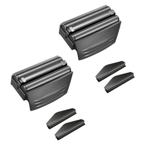 2 PACK BLACKShaver Replacement Foil Compatible with Remington TITANIUM-X Flex & Pivot Foil and Cutter F5800 & F7800,Shaver heads Fit for Remington F4900,F5800,F7800