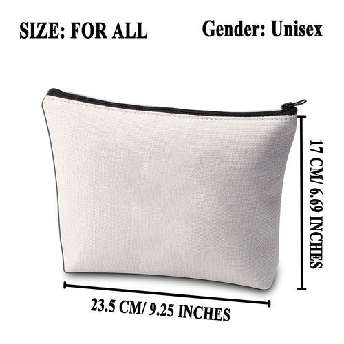 JXGZSO Witchy Gift My Witchy Shit Cosmetic Bag Halloween Present (My Witchy Shit White)