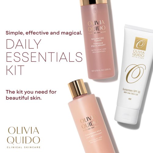 OLIVIA QUIDO Clinical Skincare Balancing Toner with Lilac & Sea Daffodil (6.76 fl.oz.) | Moisturizing and Pore Tightening Cleanser for All Skin Types