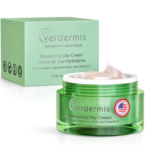 VERDERMIS Moisturizing & Hydrating Day Cream. For a Silky-Smooth Skin and Optimal Hydration. Clean. With Organic Ingredients. Made in USA.