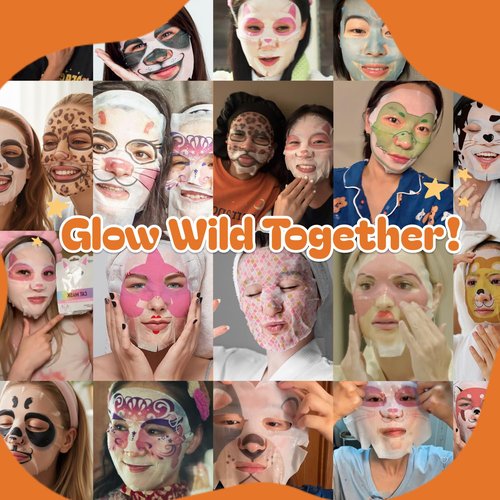 Epielle Character Face Mask Mystical Safari 12 Pack, Fun & Effective Korean Skin Care, Spa Party Favors, Stocking Stuffers, Birthday Gifts for Women, Thanksgiving Essentials