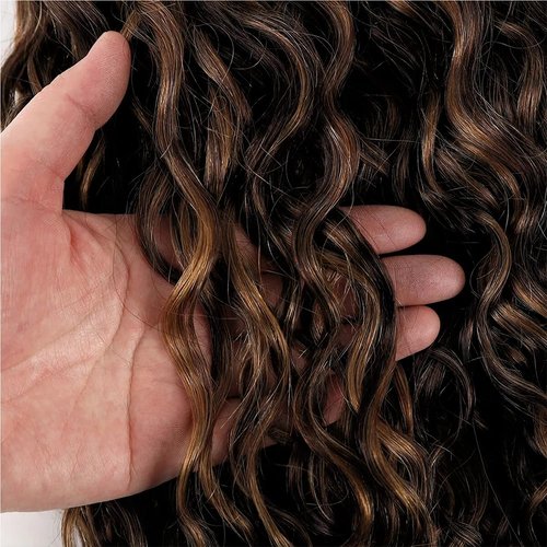 Highlight Human Hair Bundles P1B30 Ombre Brown kinky Curly Bundles 8 10 12 inch Double Weft Highlight Brown Kinky Curly Human Hair Weave Brazilian Virgin Remy Hair Extensions