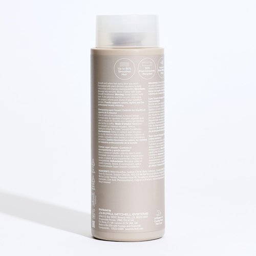 Paul Mitchell Super Smooth Shampoo, Controls Frizz, Adds Softness, For Frizzy Hair, 33.8 fl. Oz