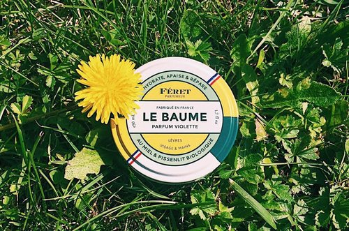 Feret Le Baume Multi-Purpose Balm – Violette – Deeply Hydrating Moisturizer for Dry Cracked Skin, Lips & Cuticles - Natural Lip Balm with Shea Butter & Honey -Made in France (1.7 Ounce (Pack of 1))