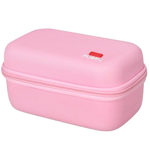 FBLFOBELI Hard Travel Case for NuFACE Mini/MINI+ Starter Kit, Hunvva EP-300 Mini Microcurrent Facial Device (Case Only) (Pink)