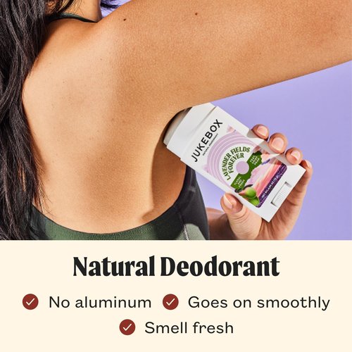 JUKEBOX Natural Deodorant for Women– Lavender Fields Forever & Born to Be Wild Multi Pack-Aluminum-Free, No Baking Soda, No Harsh Chemicals, Odor Blocking Technology- a Dr. Squatch Brand-2.65oz, 2 Pk