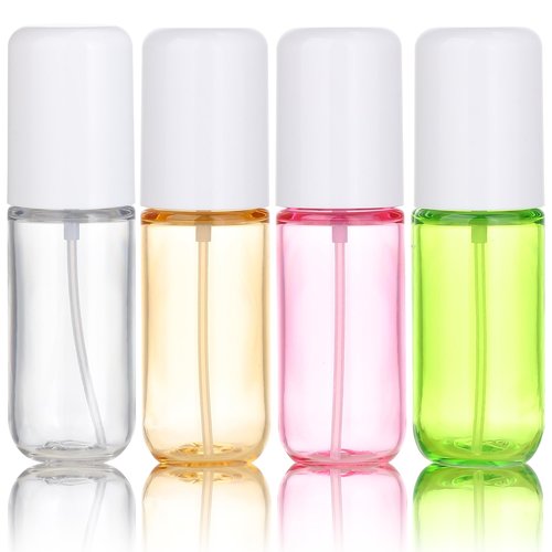 KREMORV Travel Spray Bottles 1.35oz/40ml Fine Mist Empty Spray Bottles Mini Refillable Plastic Travel Bottle Set for Traveling and Outgoing