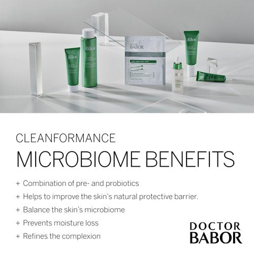BABOR CLEANFORMANCE Moisture Glow Cream, Travel Daily Moisturizer with Light-Reflecting Pigments, Instant Glow and Hydration, Prebiotics & Probiotics Facial Cream, Radiant Even Complexion, 0.5 oz