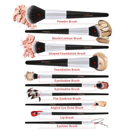DUcare Makeup Brushes +Makeup Brush Cleaner