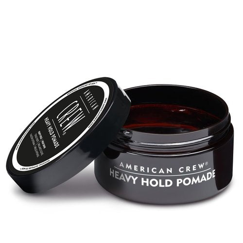 American Crew Men's Hair Pomade, Like Styling Gel with Heavy Hold & High Shine, Stocking Stuffer for Him, 3 oz