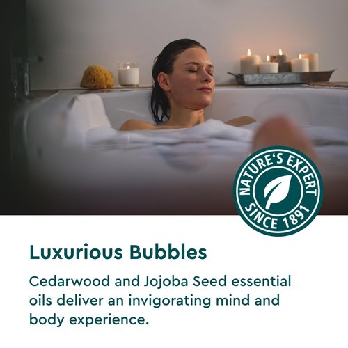 Kneipp Cedarwood Aromatherapy Bubble Bath - Good for a Luxurious Self-Care Experience - for Men Only - Vegan - Sulfate Free - 13.5 fl oz - Up to Eight Baths