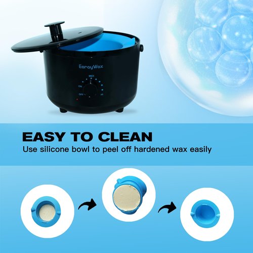 Wax Warmer for Hair Removal at Home, Portable Professional Wax Heater for Hard Wax Beads Fast Heating