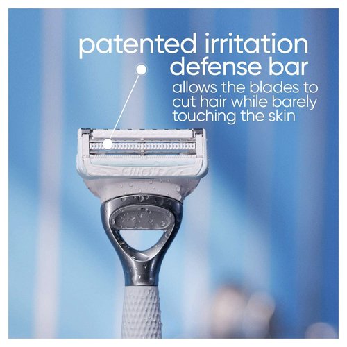 Gillette Venus Intimate Grooming Razors for Women, 1 Venus Razor Bikini Trimmer, 6 Razor Blade Refills