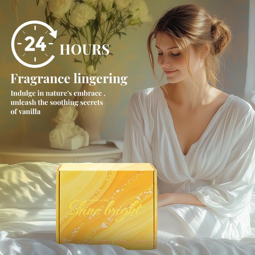 Bath and Body Gift Set for Women, 8 Pcs Vanilla Spa Set Gifts with Tumbler, Birthday Gifts for Women, Unique Gift Ideas for Her, Mom