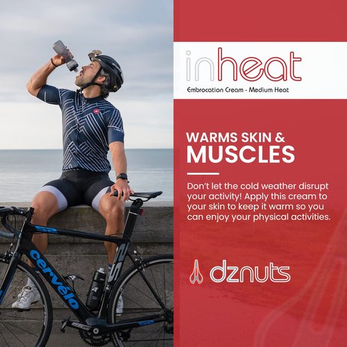 dznuts - Women’s Bliss Chamois Cream with InHeat Embrocation Cream for Cold Weather (Medium Heat)