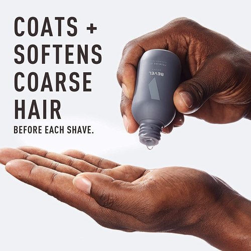 Bevel Shave Cream & Pre Shave Oil Bundle - Includes Shaving Cream for Men & Priming Oil, Clinically Tested to Reduce Skin Irritation and Prevent Razor Bumps