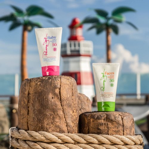Panama Jack Baby Sunscreen Lotion - SPF 50, Broad Spectrum UVA/UVB Protection, Hypoallergenic, PABA, Paraben, Gluten & Cruelty Free, 3 FL OZ (Pack of 2)