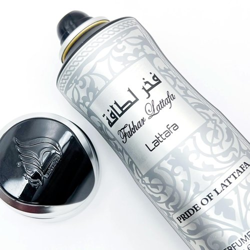 Lattafa Fakhar for Men - Fresh, Marine, Woody, Earthy - Perfumed Deodorant Spray, 6.67 Ounce / 200 ml