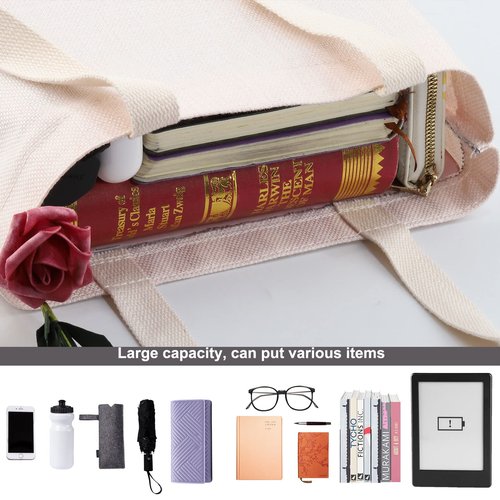 WZMPA Tiger Cosmetic Makeup Bag Tiger Fans Gift You Are Braver Stronger Smarter Than You Think Tiger Makeup Zipper Pouch Bag For Women Girls (Always Tiger Tote)