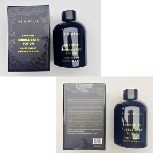 Premium Bubble Bath Long Lasting Foaming Bubbles Romantic Bath for Couples Cherry Chocolate Oud Moisturizing Relaxing Stress Relief Calming Spa Gift