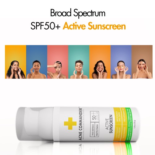 Breakout-Free Mineral SPF 50 Face Sunscreen – Zinc Oxide, Non-Comedogenic Broad-Spectrum UVA/UVB Protection for Sensitive & Acne-Prone Skin | Lightweight, Hydrating, Matte Finish & Water-Resistant 52G