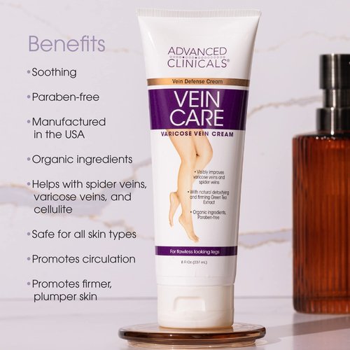 Advanced Clinicals Retinol Firming Cream + Vein Care Varicose Leg Cream Set