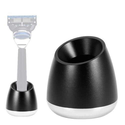 Milltrip Stand for Men, Aluminum Manual Beard Shaving Razors Stand, Safety Shaver Holder Base Accessory
