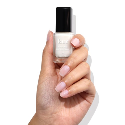 LONDONTOWN Perfect In A Pinch - Original White Nail Concealer and Accelerating Drying Oil Nail Polish Manicure Set, .40fl oz