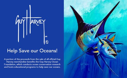 Guy Harvey Men's Long Sleeve Heather Textured Cationic Fishing Shirt, Bonnie Blue, Large