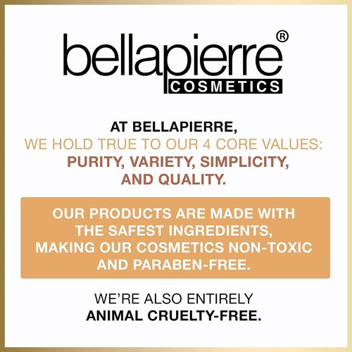 Bellapierre 90s Glam Face & Eye Book Palette | 25 Eyeshadow Shades with Blush, Bronzer, & Highlighter | Non-Toxic & Paraben Free | Vegan & Cruelty-Free