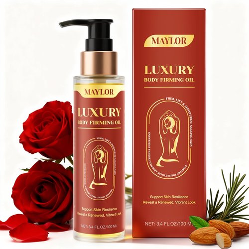 Body Firming Oil - Luxury Toning & Tightening Treatment for Crepey Skin - Hydrating, Nourishing Elixir to Improve Skin Texture & Elasticity - 100ml (1)